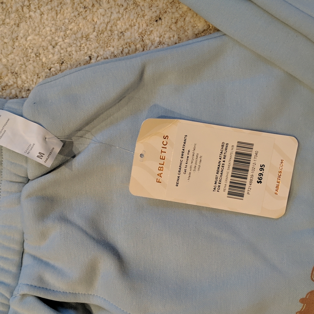 Fabletics Sweatpants Light Blue - image 6